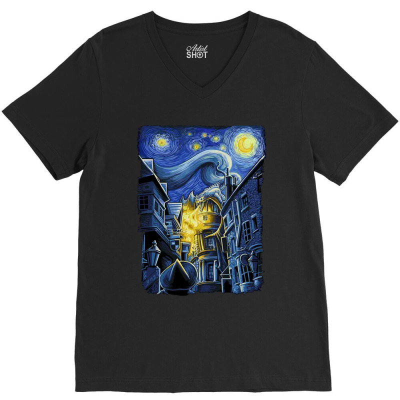 Staryy Magical World V-neck Tee | Artistshot