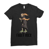 Trending Eagle Rock Los Angeles California, Skeleton On A Skateboard S Ladies Fitted T-shirt | Artistshot