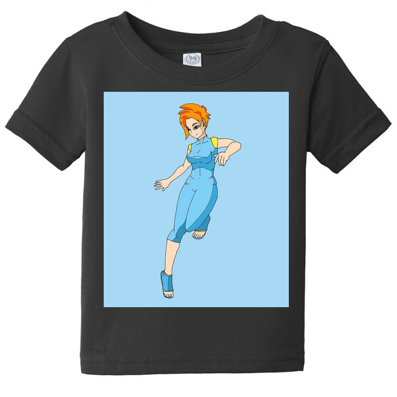 Blue Jumpsuit Girl Baby Tee by selerielawton | Artistshot