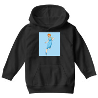 Blue Jumpsuit Girl Youth Hoodie | Artistshot