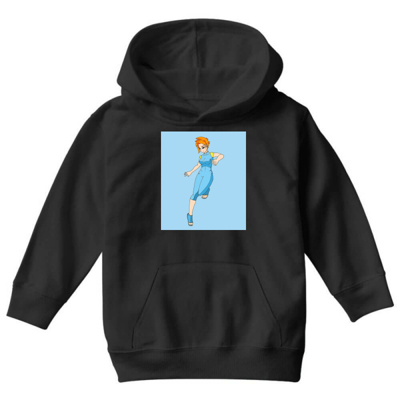 Blue Jumpsuit Girl Youth Hoodie by selerielawton | Artistshot