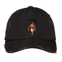 Legends Of The Beautiful Game Cartoon Collection Legends Wim Suurbier Vintage Cap | Artistshot