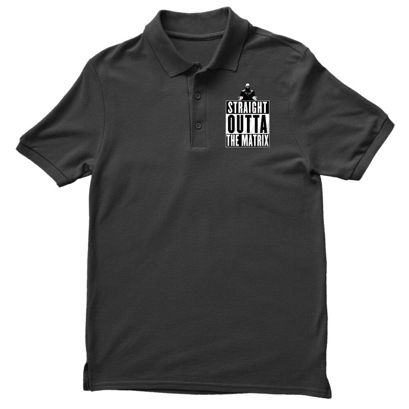 Straight Outta The Matrix Men's Polo Shirt | Artistshot