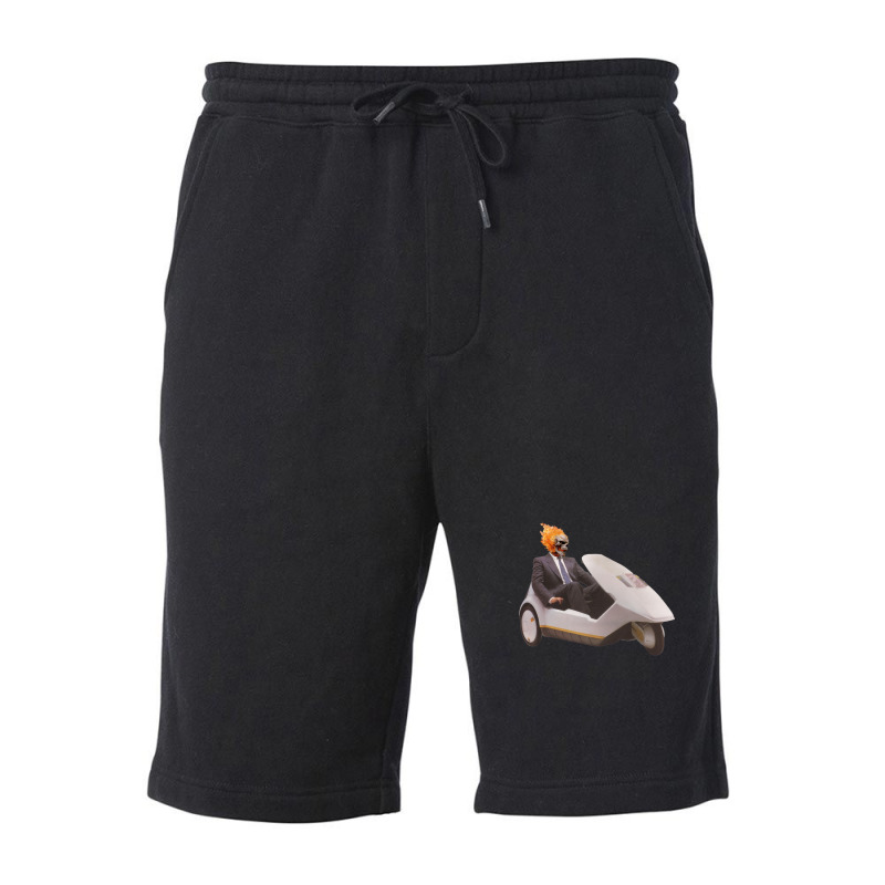 Straight Up Ghostin' Fleece Short | Artistshot