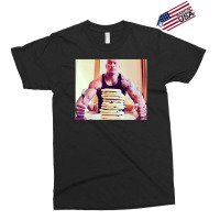 Dwayne The Rock Johnson Eating Blueberry Pancakes Poster Exclusive T-shirt | Artistshot