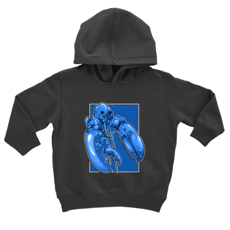 Funny Jumpscare Lobster Meme Blue Crustacean Pullover Hoodie Toddler Hoodie | Artistshot