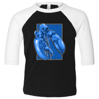 Funny Jumpscare Lobster Meme Blue Crustacean Pullover Hoodie Toddler 3/4 Sleeve Tee | Artistshot