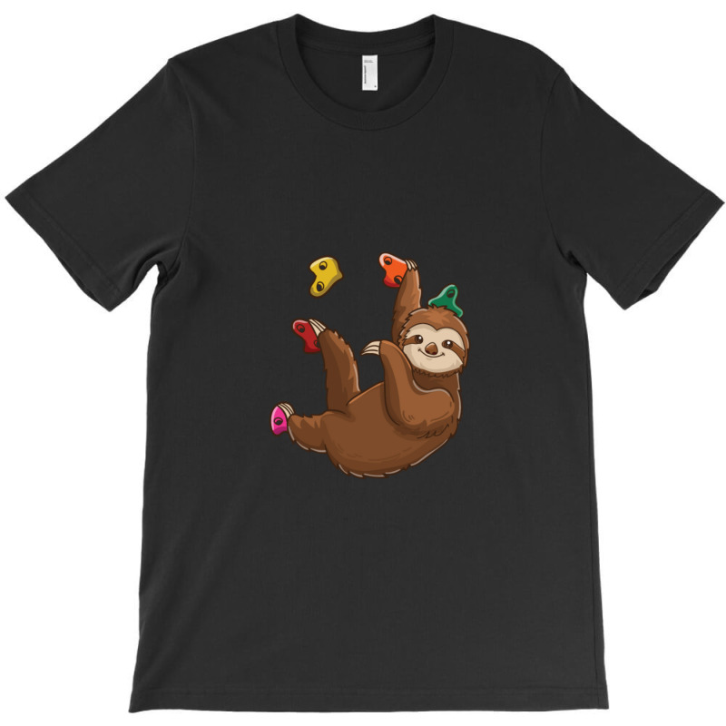 Funny Rock Climbing Sloth Bouldering Wall Climb T-shirt | Artistshot