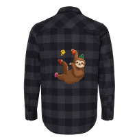 Funny Rock Climbing Sloth Bouldering Wall Climb Flannel Shirt | Artistshot