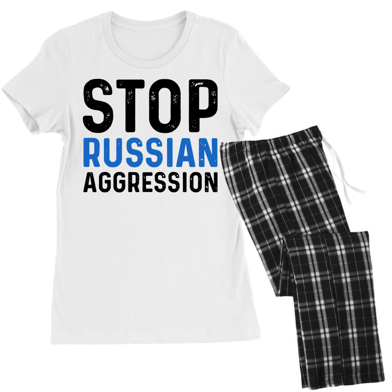 Stop Russian Aggression Women's Pajamas Set by shusui | Artistshot