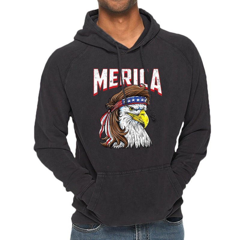 Hot Trend Merica Eagle Mulle 4th Of July Redneck Patriot Vintage Hoodie by femalesbaubles | Artistshot