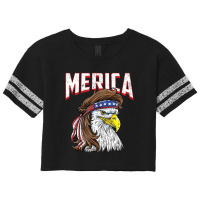 Hot Trend Merica Eagle Mulle 4th Of July Redneck Patriot Scorecard Crop Tee | Artistshot