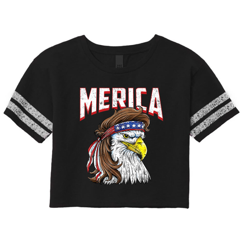 Hot Trend Merica Eagle Mulle 4th Of July Redneck Patriot Scorecard Crop Tee by femalesbaubles | Artistshot