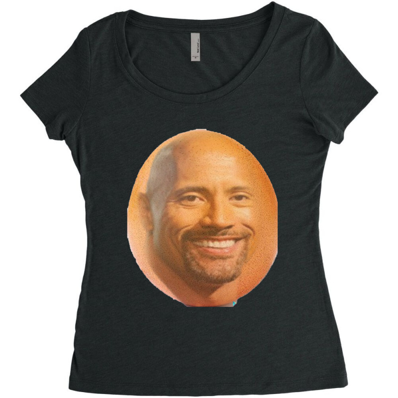 Dwegg The Rock Johnson Women's Triblend Scoop T-shirt by AbeaJuanje | Artistshot