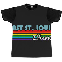 Limited Edition East St. Louis Illinois Pride Shirt East St. Louis Lgb Graphic T-shirt | Artistshot