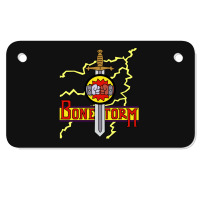 Funny Gift For Bonestorm Clear 1 Motorcycle License Plate | Artistshot