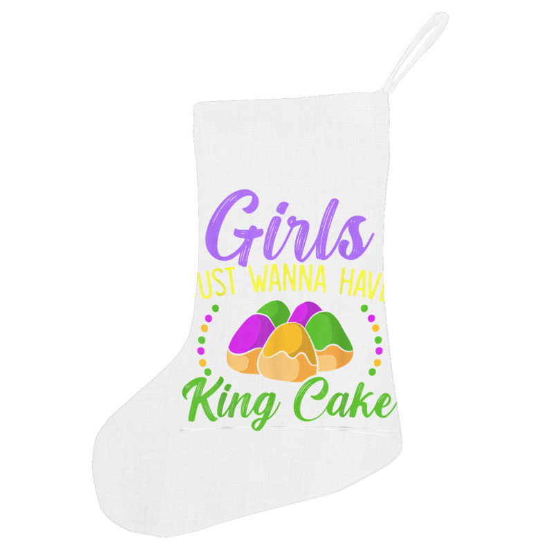 King Cake Mardi Gras 2023 Celebration Nola Festival T Shirt Holiday Stocking | Artistshot