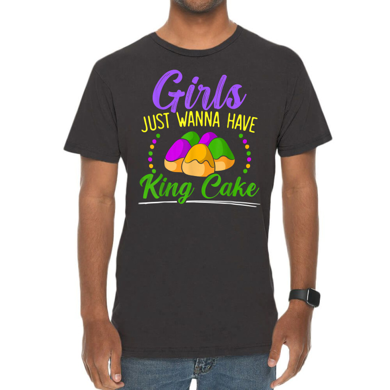 King Cake Mardi Gras 2023 Celebration Nola Festival T Shirt Vintage T-shirt | Artistshot