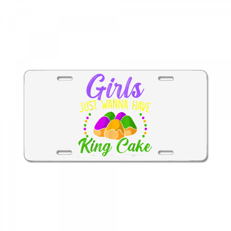 King Cake Mardi Gras 2023 Celebration Nola Festival T Shirt License Plate | Artistshot