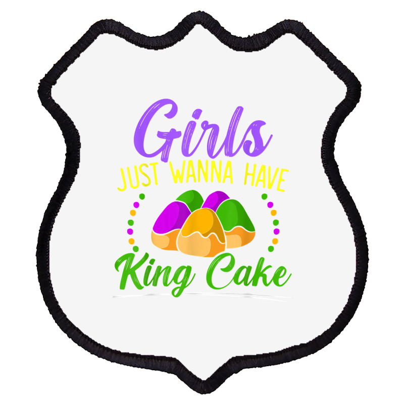 King Cake Mardi Gras 2023 Celebration Nola Festival T Shirt Shield Patch | Artistshot