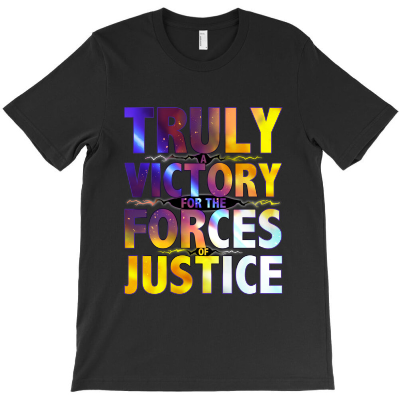 Truly A Victory For The Forces Of Justice Triblend T-Shirt by NATASHABARLOW | Artistshot