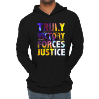 Truly A Victory For The Forces Of Justice Triblend Lightweight Hoodie | Artistshot