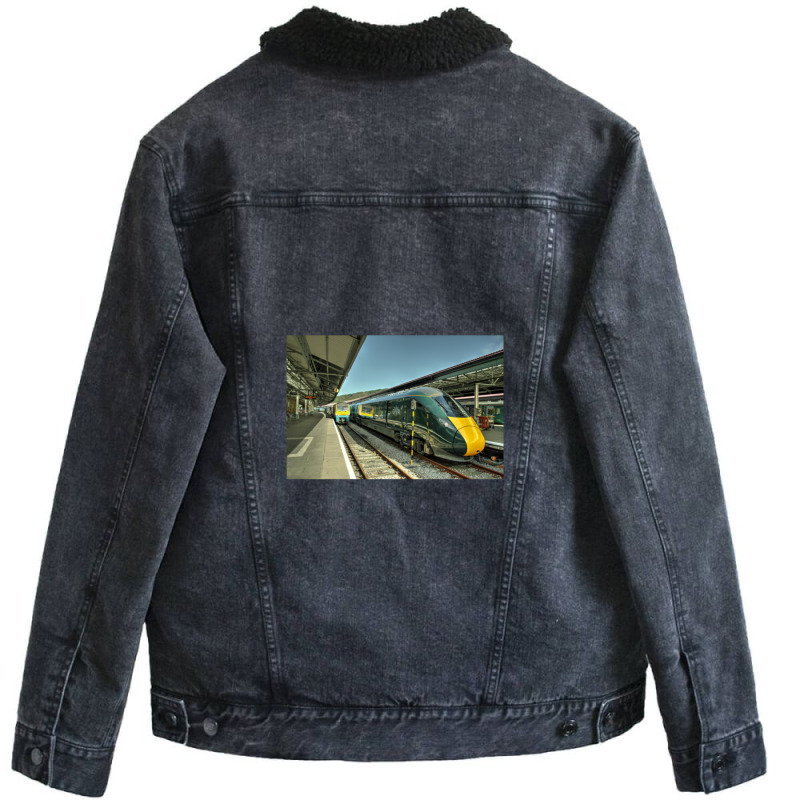 Swansea Iet Unisex Sherpa-lined Denim Jacket | Artistshot