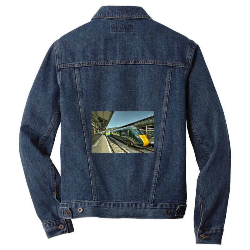 Swansea Iet Men Denim Jacket | Artistshot