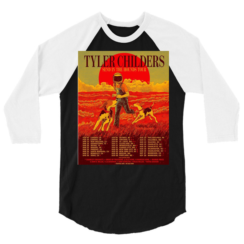 Send In The Hounds Tour 3/4 Sleeve Shirt | Artistshot