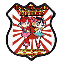 Pointless Sisters English Text   Samurai Pizza Cats Shield Patch | Artistshot