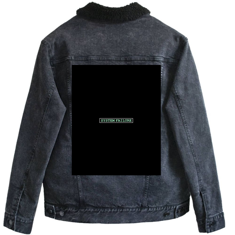 System Failure Unisex Sherpa-lined Denim Jacket | Artistshot