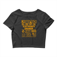 Electronics Engineer  Nice Design 2017 Crop Top | Artistshot