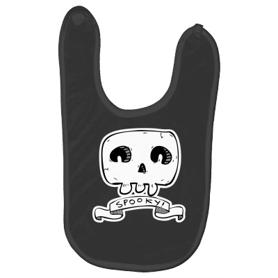 Spooky Skull Baby Bibs Designed By Icang Waluyo