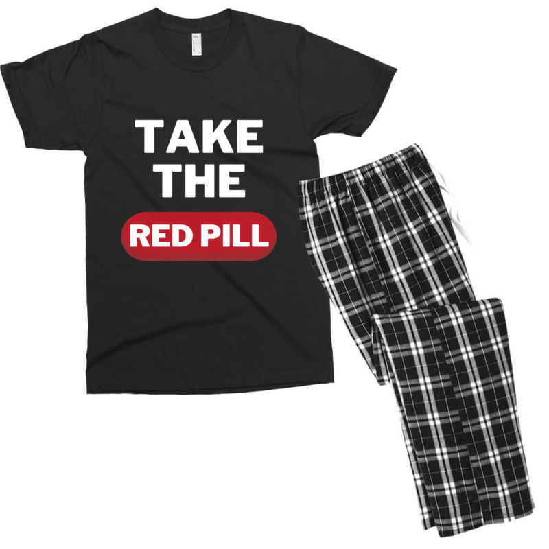 Take The Red Pill 7 Men's T-shirt Pajama Set | Artistshot