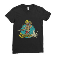 Trending Falstaff Beer Fearless & Fannie Water Ski Ladies Fitted T-shirt | Artistshot