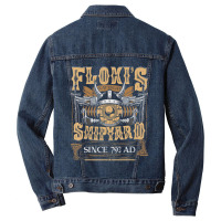 Hot Trend Flokis Shipyard Kattegat Since 793 Ad Norse Mythology Men Denim Jacket | Artistshot