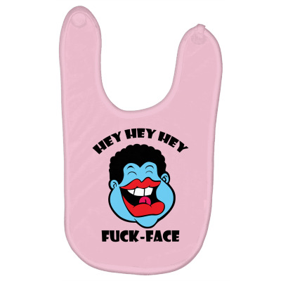 Hey Hey Hey Fuck Face Baby Bibs Designed By Icang Waluyo