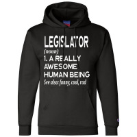 Legislator Definition Funny Legislation Lawmaker Politician T Shirt Champion Hoodie | Artistshot