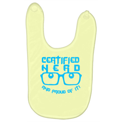 Certified Nerd Baby Bibs Designed By Icang Waluyo
