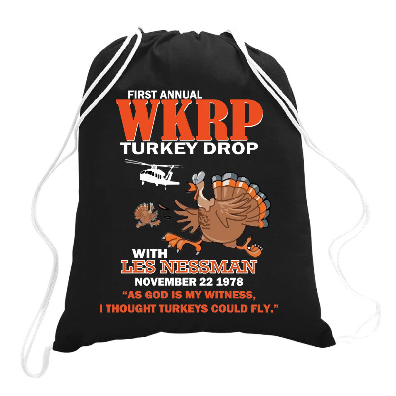 Limited Edition First Annual Wkrp Drawstring Bags | Artistshot