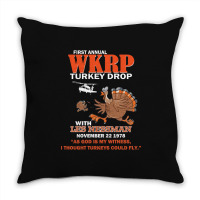 Limited Edition First Annual Wkrp Throw Pillow | Artistshot