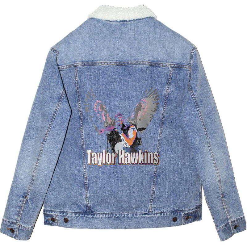 Täylör Häwkïns Wings Unisex Sherpa-Lined Denim Jacket by MarilyneNader | Artistshot