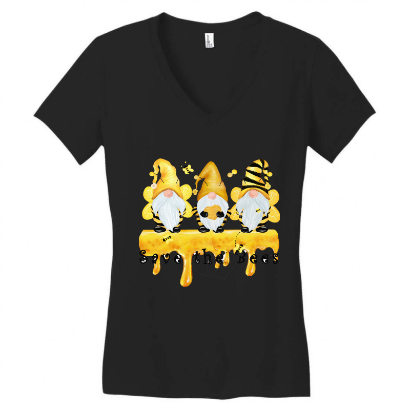 Trending Save The Bees Gnomes Women's V-Neck T-Shirt by Jankonen637 | Artistshot