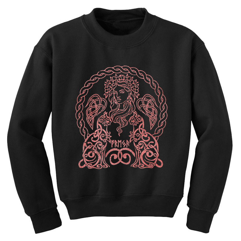 Limited Edition Freya Goddess Freyja Viking Norse Mythology Celtic Kno Youth Sweatshirt | Artistshot