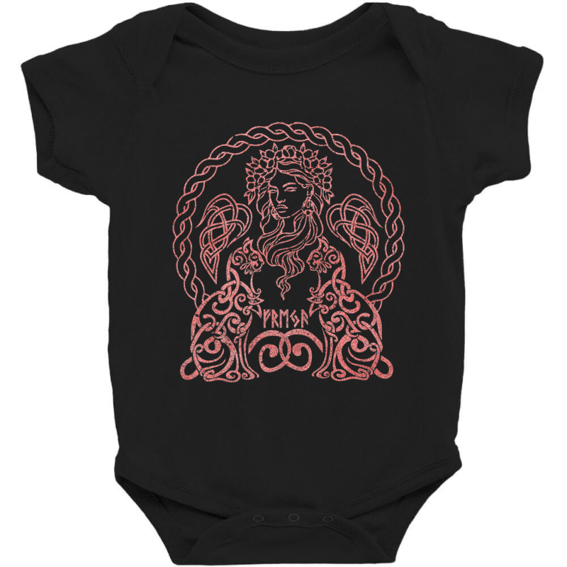 Limited Edition Freya Goddess Freyja Viking Norse Mythology Celtic Kno Baby Bodysuit | Artistshot