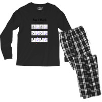 Guitar Chords Drop 2 Dominant 7 Flat Five Men's Long Sleeve Pajama Set | Artistshot