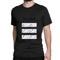 Guitar Chords Drop 2 Dominant 7 Flat Five Classic T-shirt | Artistshot