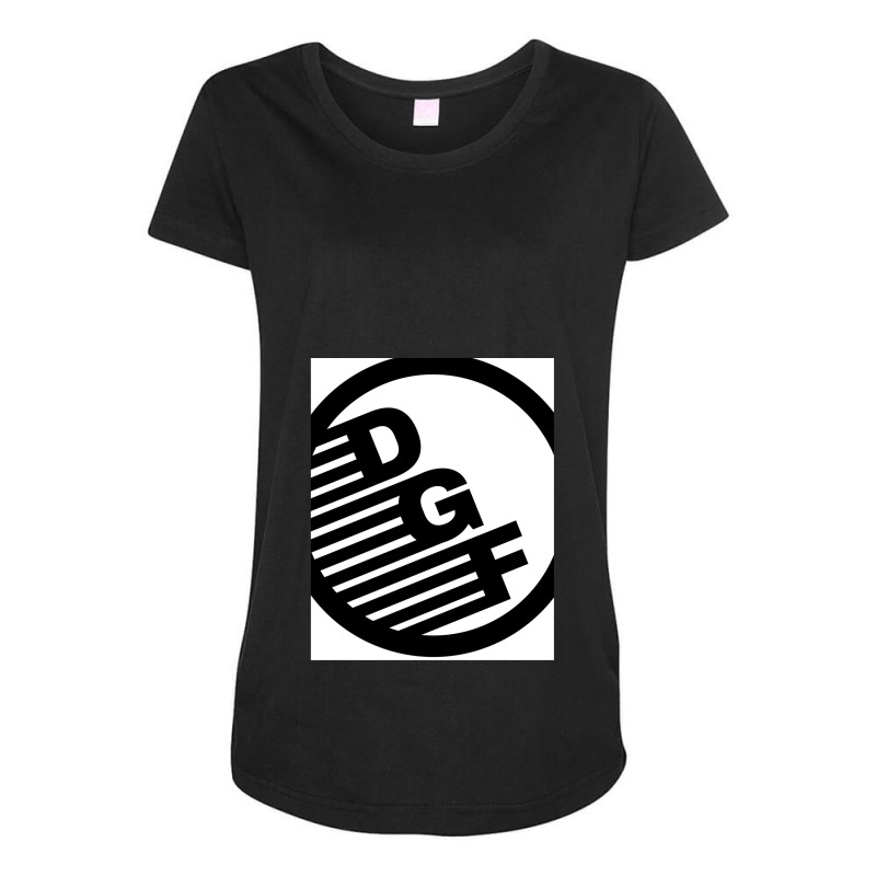 Black And White Graphic Tee Maternity Scoop Neck T-shirt by CharlesZacharias | Artistshot