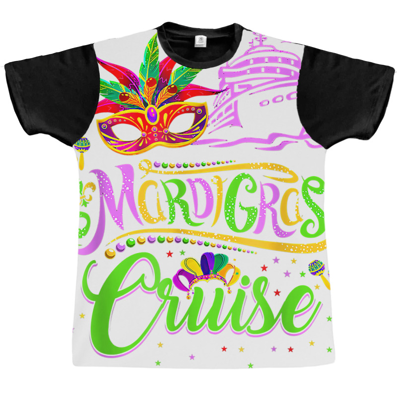 Mardi Gras Cruise Cruising Mask Cruise Ship T Shirt Graphic T-shirt | Artistshot