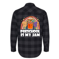 Team Preschool Is My Jam Rainbow Cute Pre K Teacher Student Flannel Shirt | Artistshot